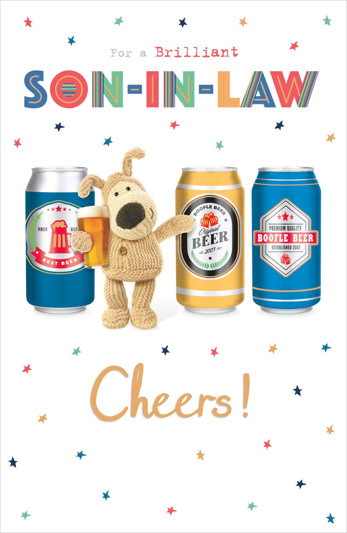 Boofle Brilliant Son-In-Law Birthday Card
