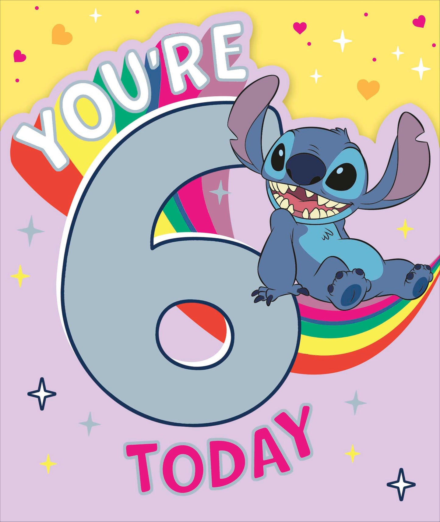 Stitch 6th Birthday Card