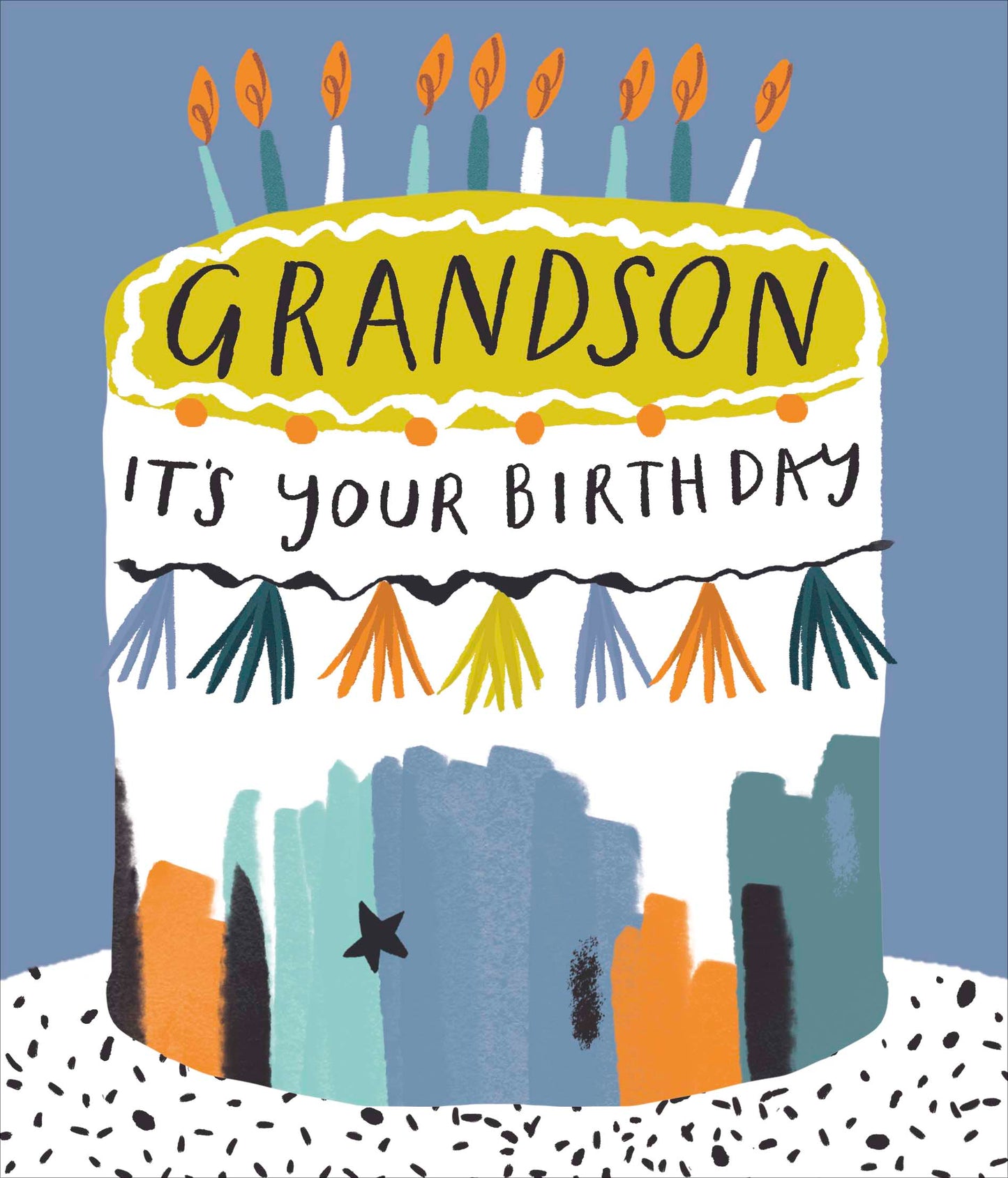 Cake Grandson Birthday Card