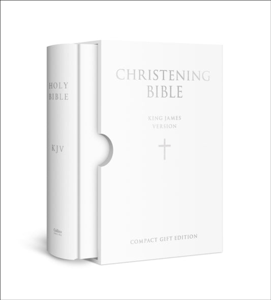 HOLY BIBLE: King James Version (KJV) White Compact Christening Edition - 9780007166336