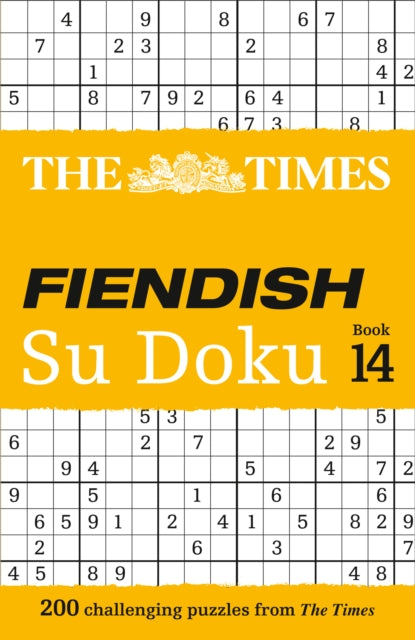 The Times Fiendish Su Doku Book 14 : 200 Challenging Su Doku Puzzles - 9780008404246