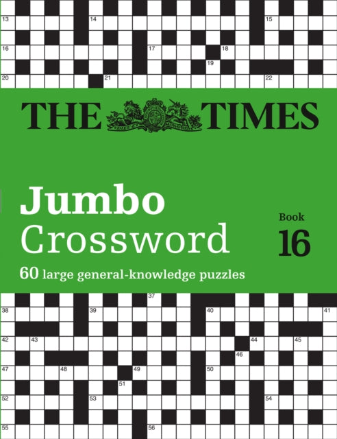 The Times 2 Jumbo Crossword Book 16 : 60 Large General-Knowledge Crossword Puzzles - 9780008404307