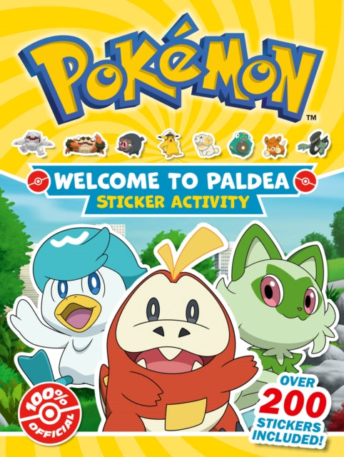 Pokemon Welcome to Paldea Epic Sticker - 9780008616717