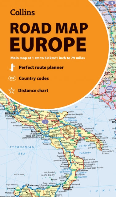 Collins Road Map of Europe : Folded Map - 9780008716479