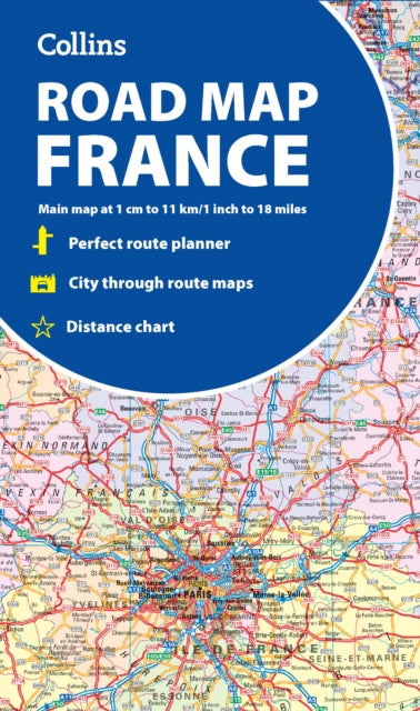 Collins Road Map of France - 9780008716486