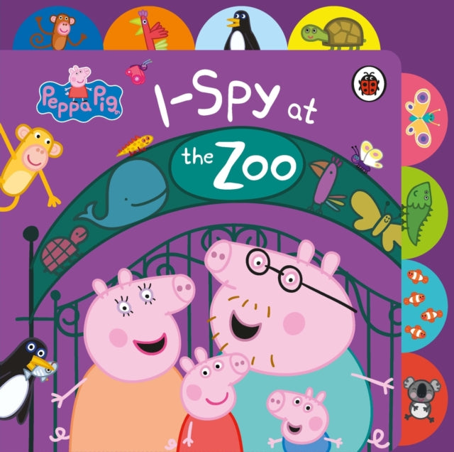 Peppa Pig: I Spy at the Zoo : Tabbed Board Book - 9780241716830