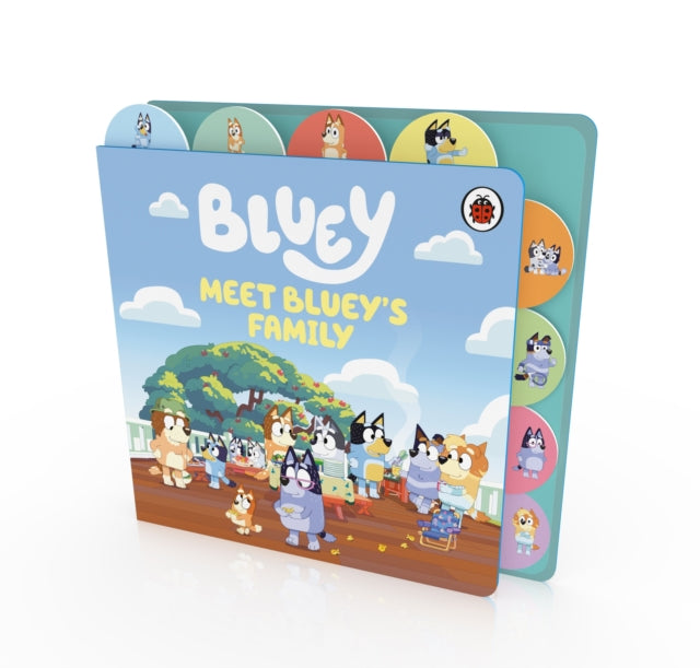 Bluey: Meet Bluey's Family: Tabbed Board Book - 9780241728789