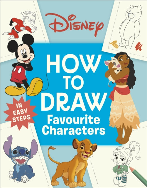 Disney How to Draw Favourite Characters - 9780241741511
