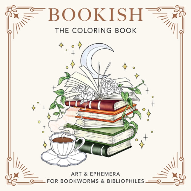 Bookish: The Coloring Book : Art & Ephemera for Bookworms & Bibliophiles - 9780486855202
