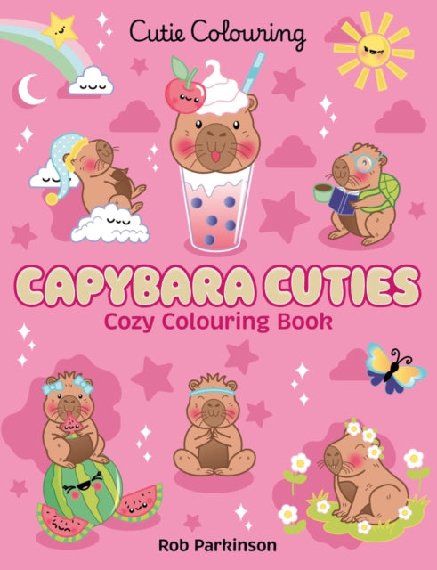 Capybara Cuties: Colouring Book - 9780702342677