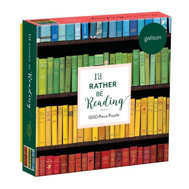 I'd Rather Be Reading 1000 Piece Puzzle in Square Box - 9780735360532