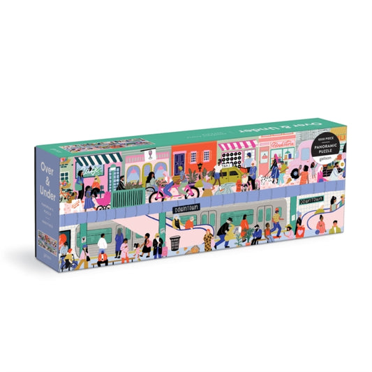 Over & Under 1000 Piece Panoramic Puzzle - 9780735371965