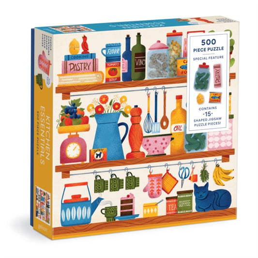 Kitchen Essentials 500 Piece Puzzle with Shaped Pieces - 9780735374966