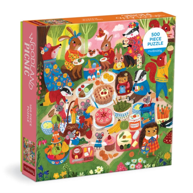 Woodland Picnic 500 Piece Family Puzzle - 9780735376298