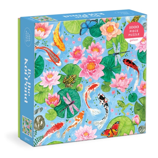 By The Koi Pond 1000 Piece Puzzle in Square Box - 9780735376489