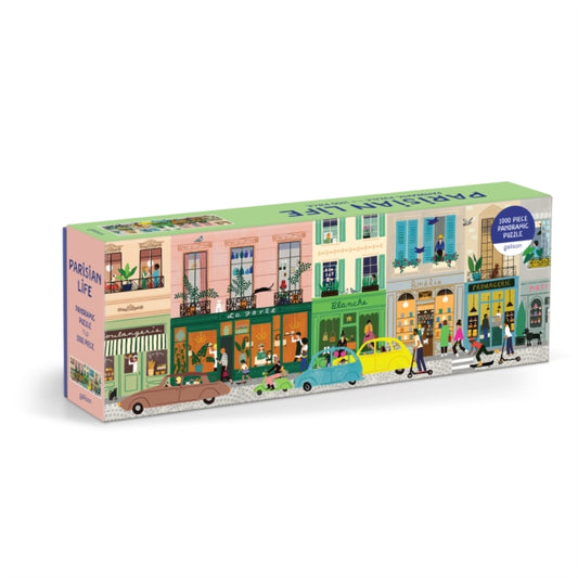 Parisian Life 1000 Piece Panoramic Puzzle - 9780735376557