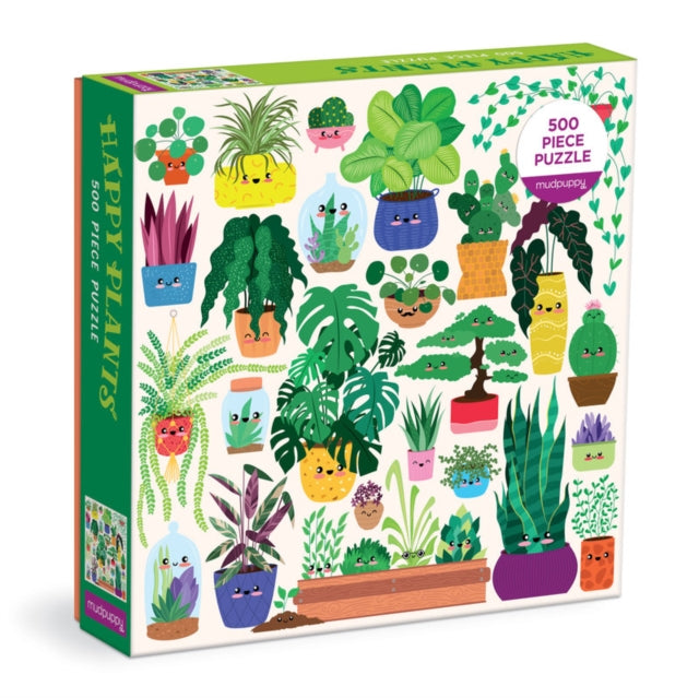 Happy Plants 500 Piece Family Puzzle - 9780735376762