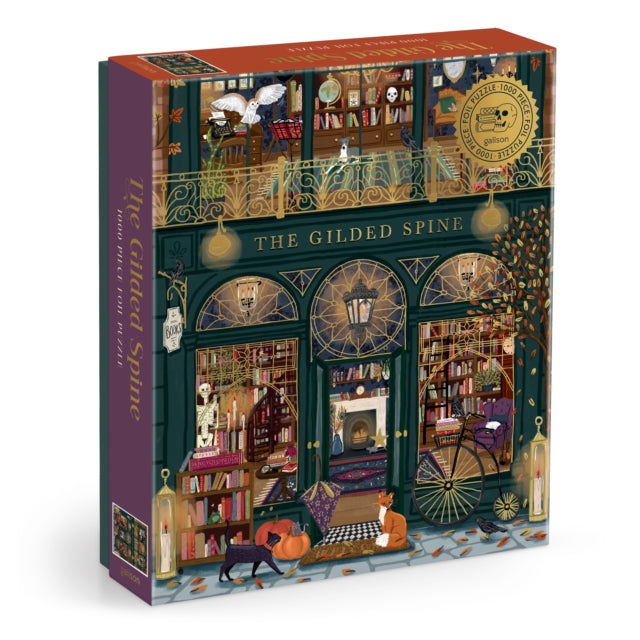 The Gilded Spine 1000 Piece Foil Puzzle - 9780735389038