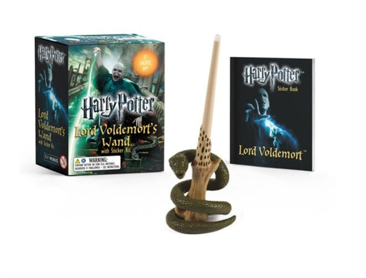 Harry Potter Voldemort's Wand with Sticker Kit : Lights Up! - 9780762452415