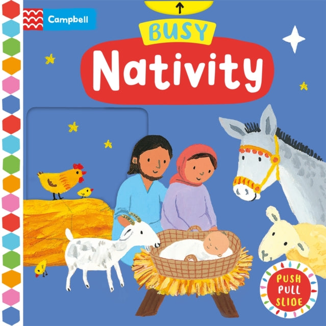 Busy Nativity : A Push, Pull, Slide Book - 9781035004720
