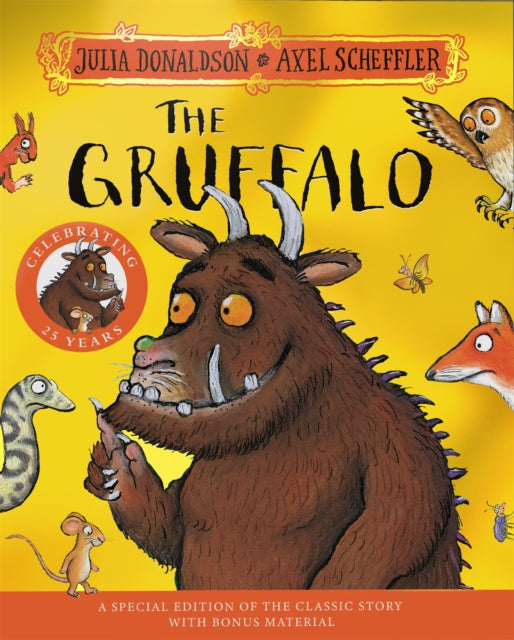 The Gruffalo 25th Anniversary Edition : with a shiny gold foil cover and fun Gruffalo activities to make and do! - 9781035028399