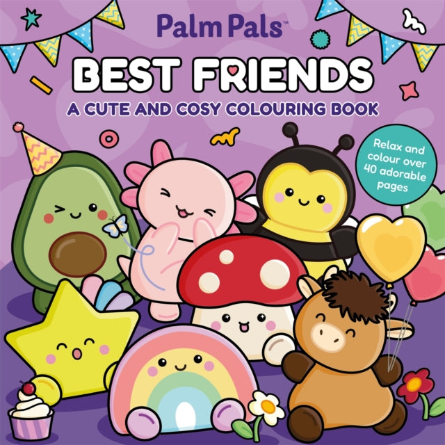 Palm Pals Best Friends: A Cute and Cosy Colouring Book - 9781037407413