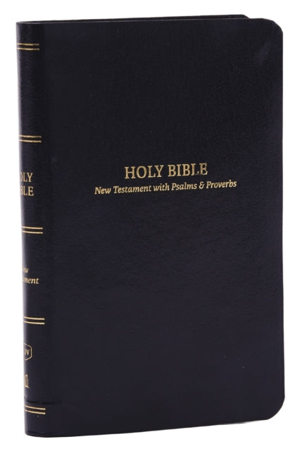 KJV Holy Bible: Pocket New Testament with Psalms and Proverbs, Black Leatherflex, Red Letter, Comfort Print: King James Version - 9781400334841