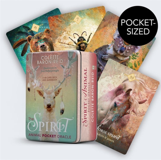 The Spirit Animal Pocket Oracle : A 68-Card Deck - Animal Spirit Cards with Guidebook - 9781401973414