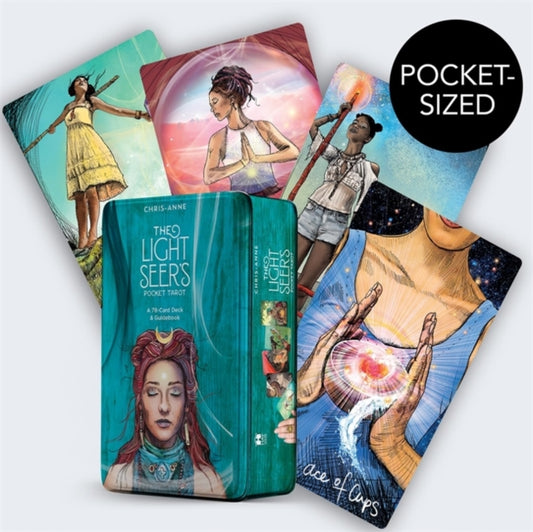 The Light Seer's Pocket Tarot : A 78-Card Deck & Guidebook - 9781401973421