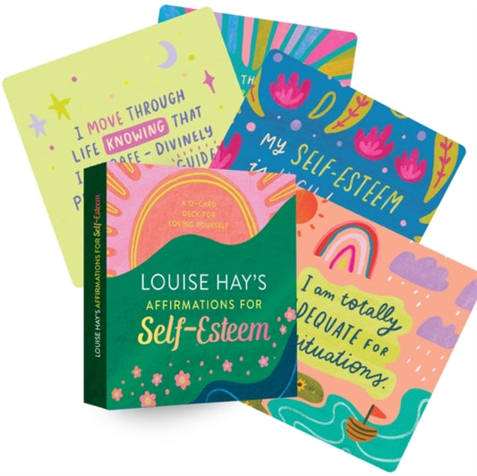 Louise Hay's Affirmations for Self-Esteem : A 12-Card Deck for Loving Yourself - 9781401974442