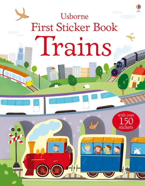 First Sticker Book Trains - 9781409551553