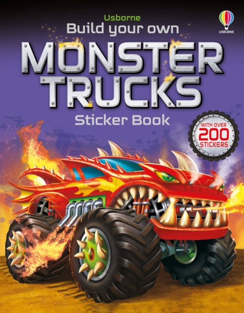 Build Your Own Monster Trucks Sticker Book - 9781474937504