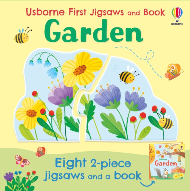 Usborne First Jigsaws And Book: Garden - 9781474998048