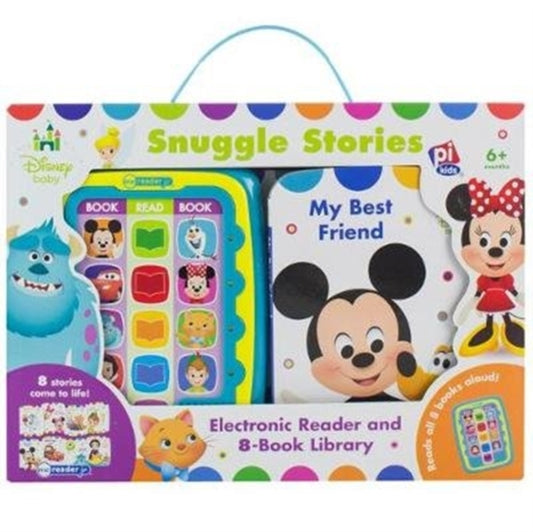 Disney Baby: Snuggle Stories Me Reader Jr Electronic Reader and 8-Book Library Sound Book Set - 9781503733183