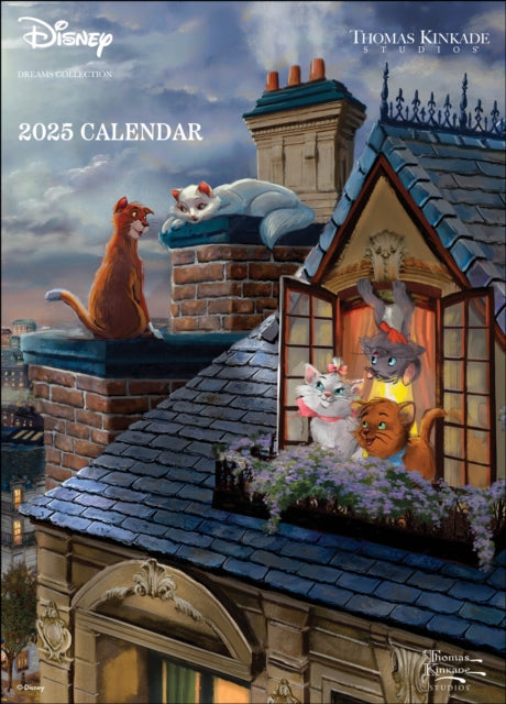 Disney Dreams Collection by Thomas Kinkade Studios: 12-Month 2025 Monthly/Weekly Engagement Calendar - 9781524889067