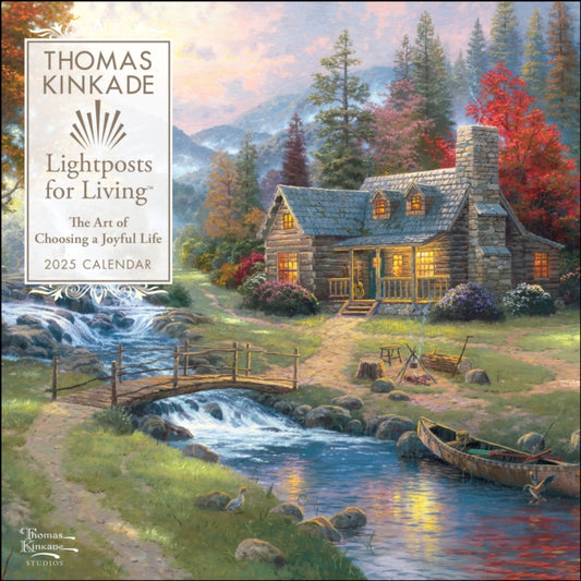 Thomas Kinkade Lightposts for Living 2025 Wall Calendar - 9781524889111