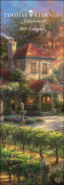 Thomas Kinkade Studios 2025 Slim Calendar - 9781524890483