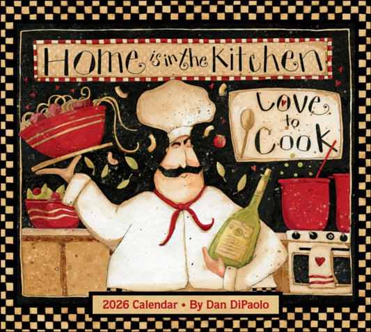 Home is in the Kitchen 2026 Deluxe Wall Calendar - 9781524897727