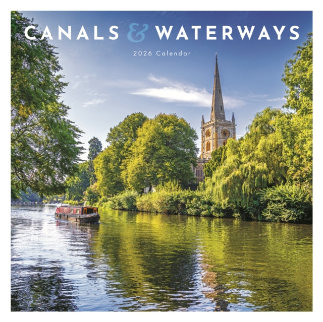 Canals Waterways Square Wall Calendar 20