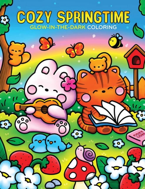 Cozy Springtime Glow-in-the-Dark Coloring - 9781667211763