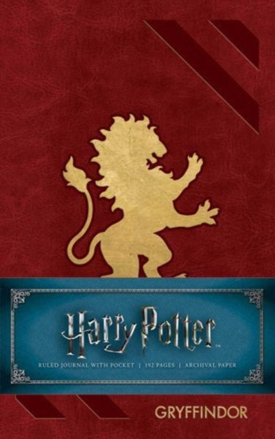 Harry Potter: Gryffindor Ruled Pocket Journal - 9781683833710