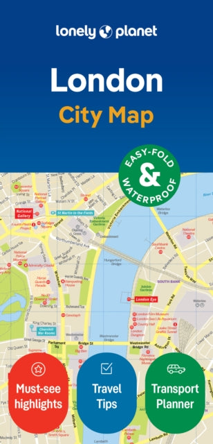 Lonely Planet London City Map - 9781787017078