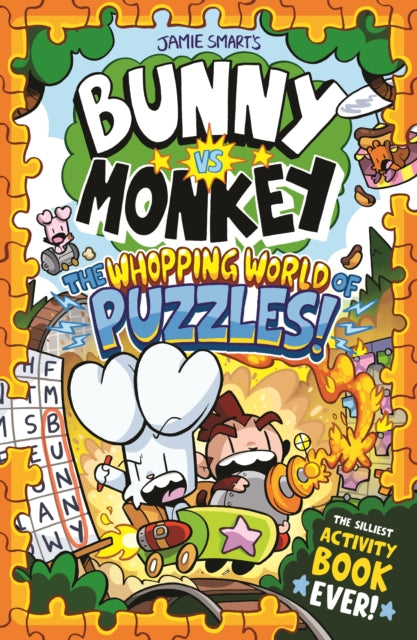 Bunny vs Monkey: The Whopping World of Puzzles (a Phoenix Comic Book, from the multi-million-selling creative genius Jamie Smart) - 9781788453509