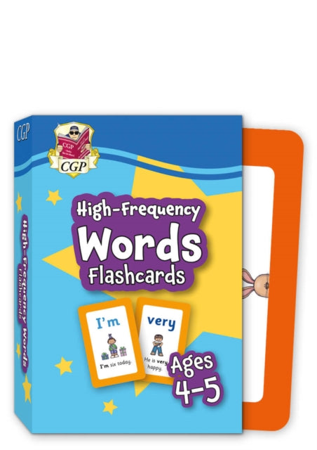 High-Frequency Words Flashcards for Ages 4-5 (Reception) - 9781789086188