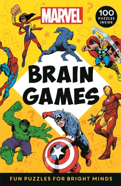 Marvel Brain Games : Fun puzzles for bright minds - 9781800785670