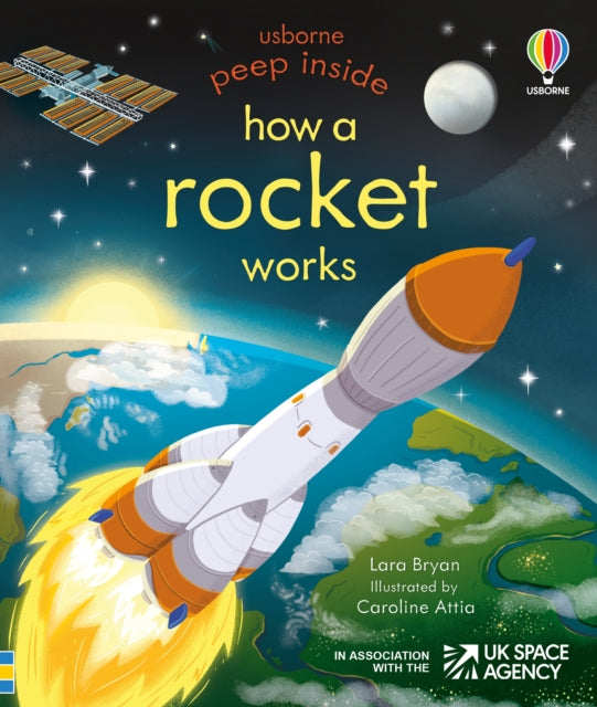 Peep Inside How a Rocket Works - 9781801311823