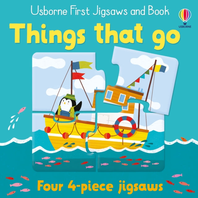 Usborne First Jigsaws And Book: Things that go - 9781801313582