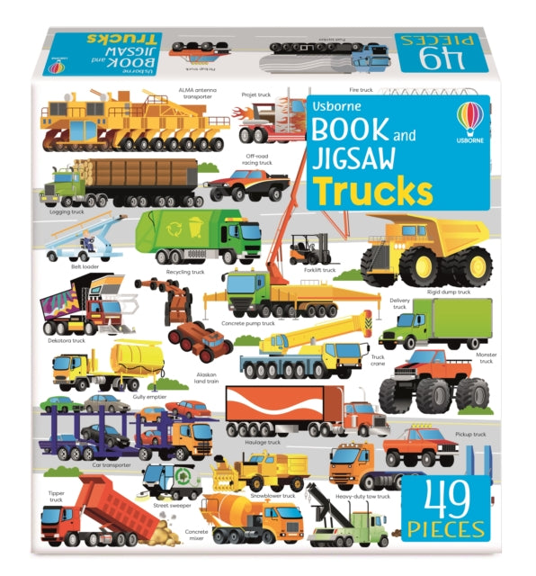 Usborne Book and Jigsaw Trucks - 9781803704807