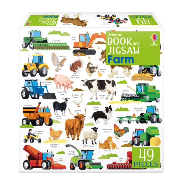 Usborne Book and Jigsaw Farm - 9781803704838