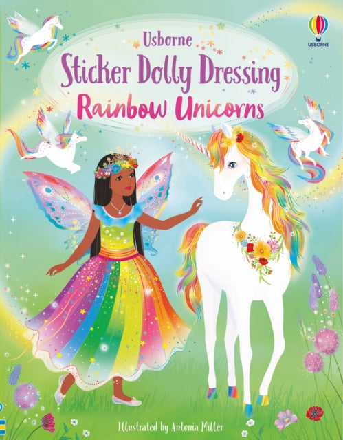 Sticker Dolly Dressing Rainbow Unicorns - 9781803707747